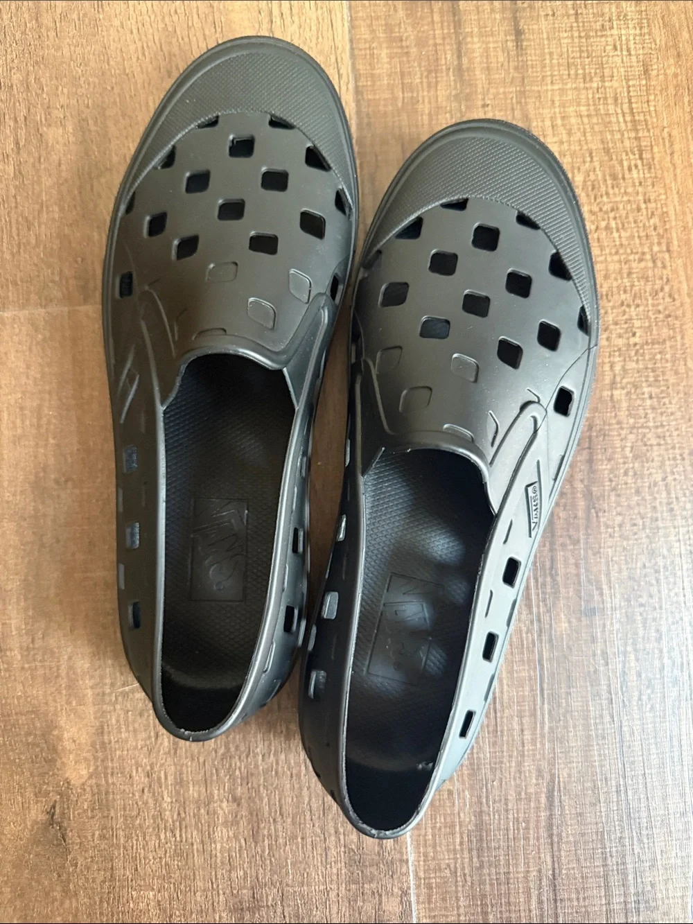 Vans Black Slip-On Ventilated Sandals - Picture 3 of 4